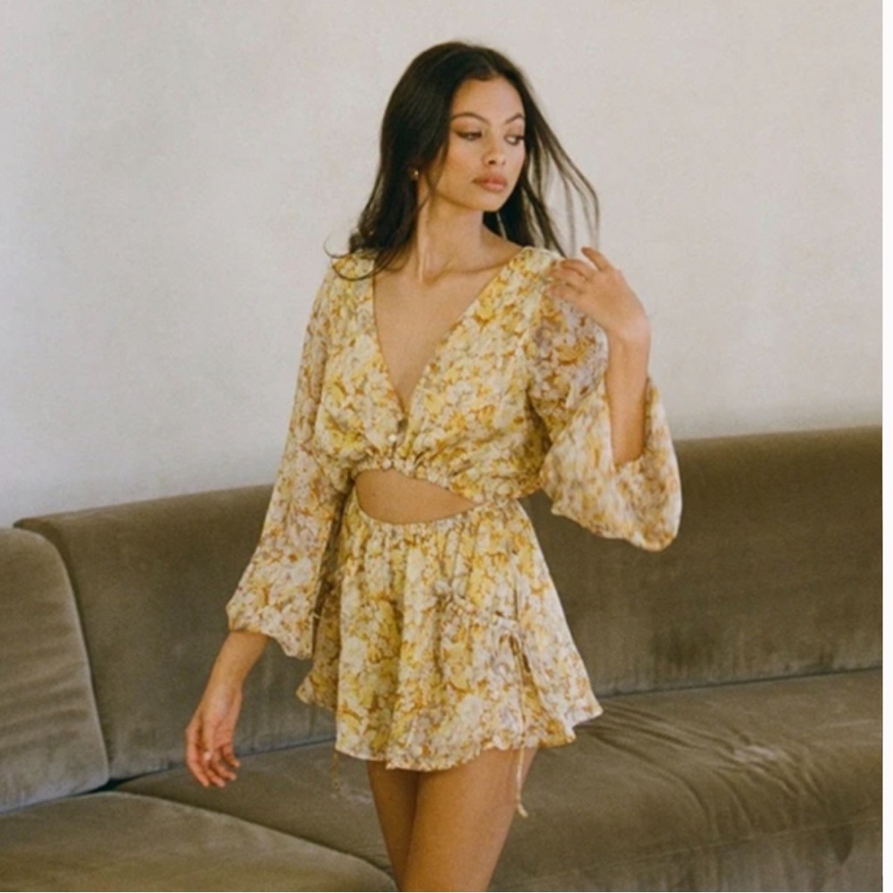 Sabo Skirt - Floral Romper